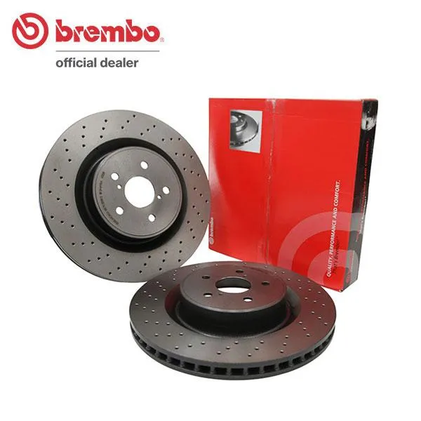 brembo ブレンボ エクストラブレーキローター 1台分セット フォルクスワーゲン ゴルフ 1KBUBF H18.2〜H21.3 R32