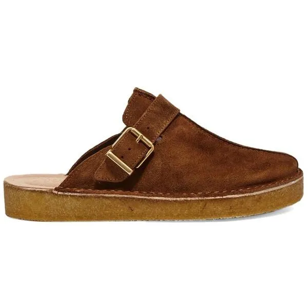Clarks クラークス レディース スニーカー Clarks Originals Trek Mule Caramel Suede 【サイズ US_6.5(23.5cm)】