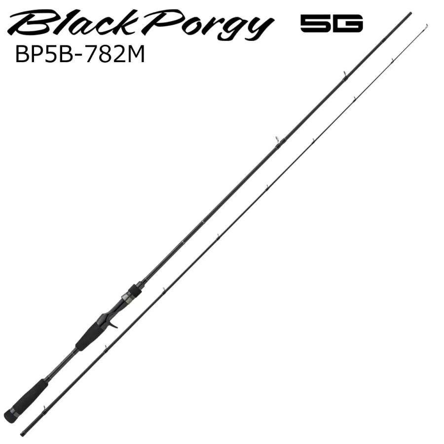 メジャークラフト ブラックポーギー5G BP5B-782M 7.8ft 2ピース ベイト  返品種別A