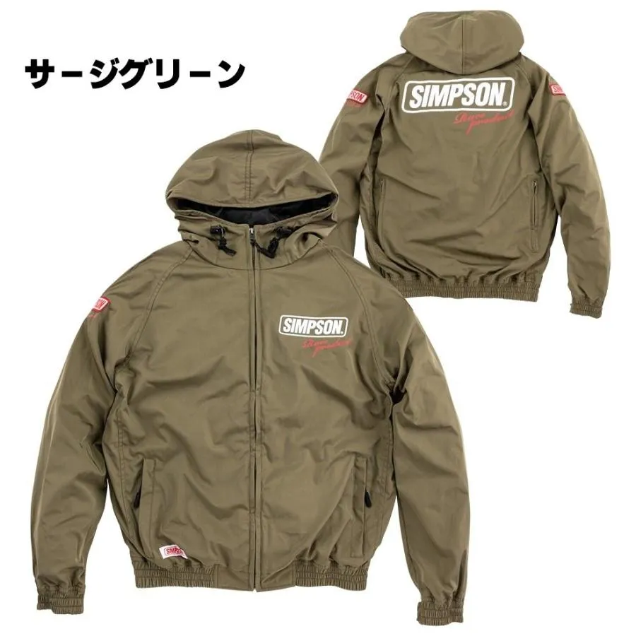 SIMPSON シンプソン NSM-C08 ライトウェイト ナイロンフーディ サイズ：4L オールシーズンジャケット ジャケット アパレル