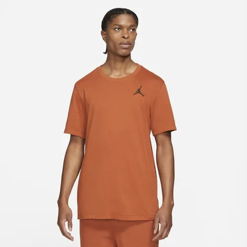 ジョーダン メンズ Tシャツ Jordan Jumpman Embroidered T-Shirt - Dark Russet/Black