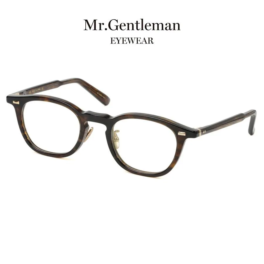 Mr.Gentleman EYEWEAR ミスタージェントルマンアイウェア JBD Col.C Yellow Brown Marble メガネ ウェリントンタイプ 正規取扱店
