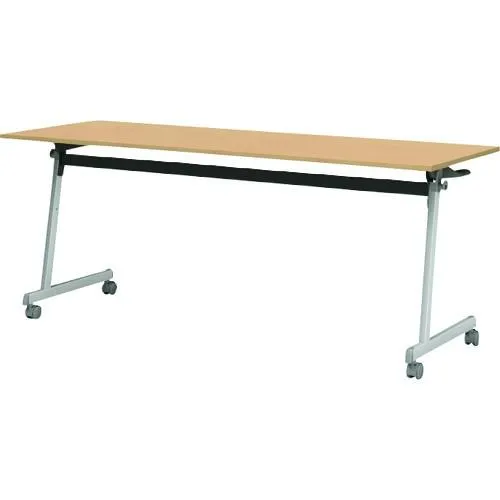(送料別途)(直送品)アイリスチトセ スタンダードスタックタイプ Z脚 1800×450 天板カラー:ナチュラル CFT89Z-1845-NA