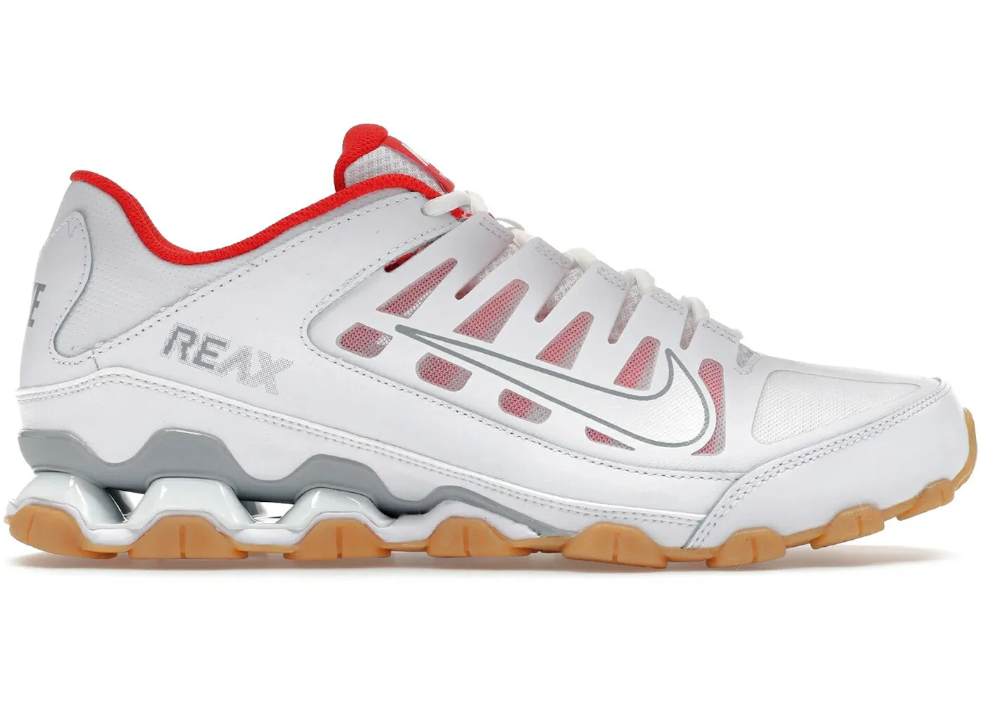 ナイキ 白色 ホワイト 灰色 グレー 赤 レッド スニーカー メンズ NIKE REAX 8 TR WHITE WOLF GREY CHILE RED / WHITE WOLF GREY CHILE RED WHITE