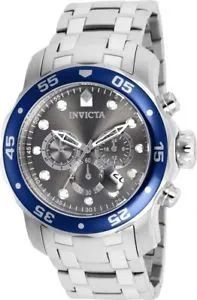 【送料無料】invicta mens pro diver quartz chronograph stainless steel 200m watch 80059