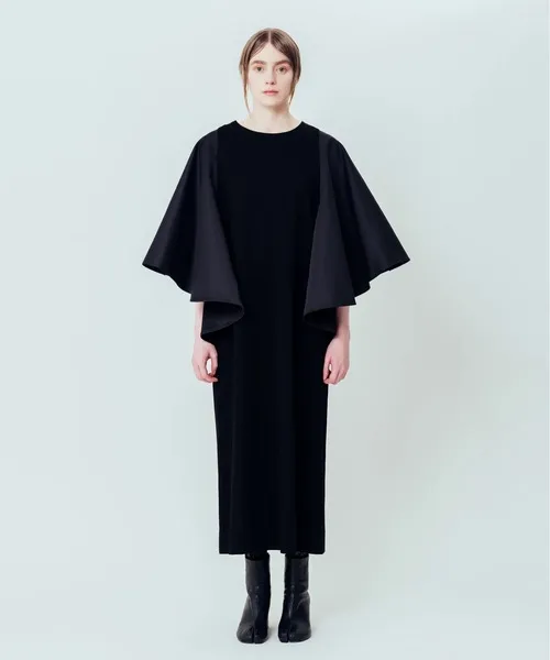 ワンピース canaco_: ケープドレス CAPE DRESS