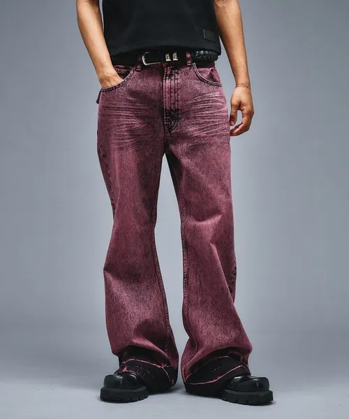 ジーンズ Assort Overdyed Flare Denim/アソートオーバーダイフレアデニム メンズ