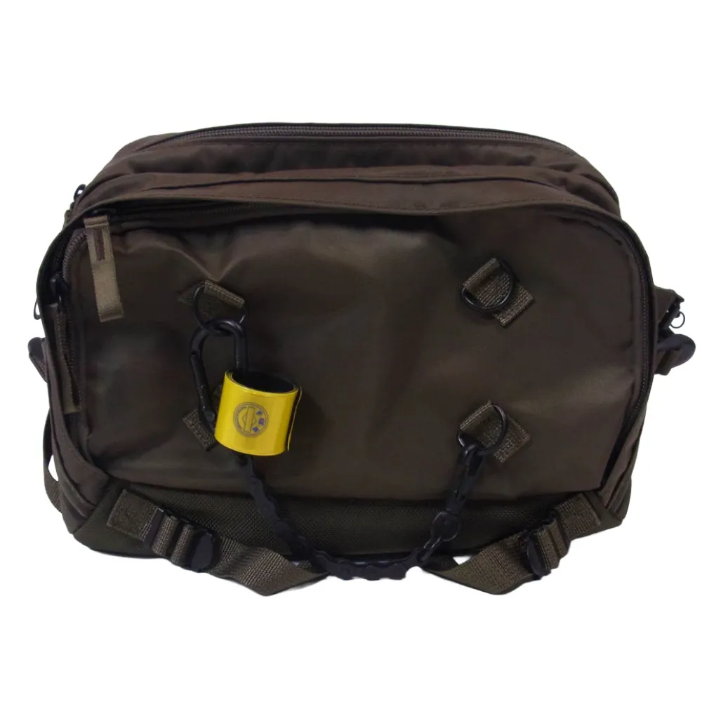 PORTER ポーター 997-26858 POTR ピー・オー・ティー・アール RIDE WAIST BAG ライド ウエストバッグ キーチェン アームリフレクター付 モスグリーン系  メンズ【中古】
