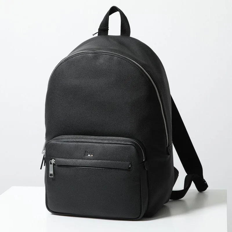 HUGO BOSS ヒューゴボス バックパック Ray Backpack N 50536499 メンズ エコレザー リュック  デイパック ロゴ 鞄 001