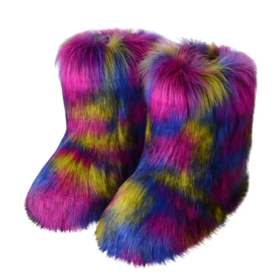 【並行輸入品】Ankle Snow Boots for Women 2023 Womens Winter Ankle Boots Slip o