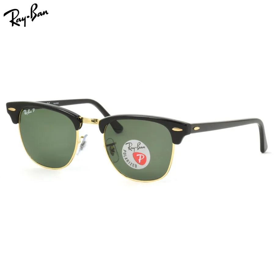 Ray-Ban レイバン サングラス RB3016 901/58 51サイズ RAYBAN CLUBMASTER 90158 サーモント ブロー 偏光レンズ 偏光サングラス ICONS アイコン