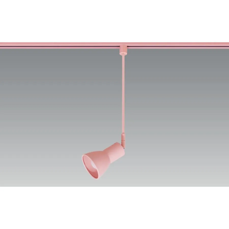 LED照明器具 LEDスポットライト ダクトレール取付 BSL-5017PK ピンク（桃色） 一般電球形LEDランプ[E26] 電球交換可能 ※電球別売