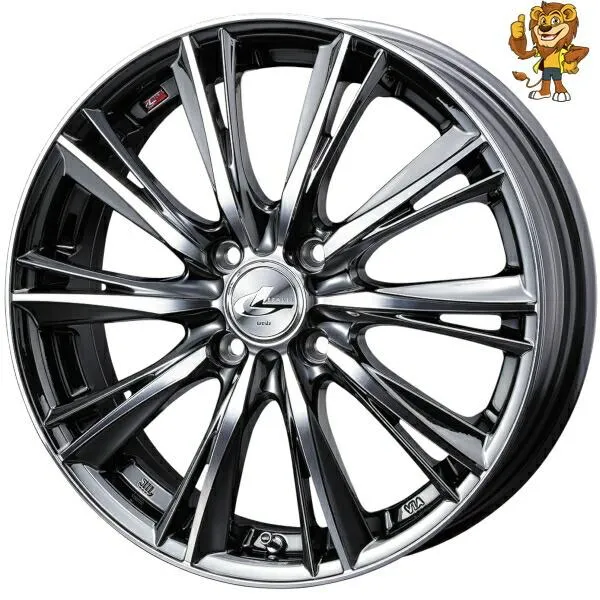 ホイール4本セット Weds LEONIS WX (BMCMC) 16インチ 5.0J PCD:100/4H インセット:45 レオニス WX