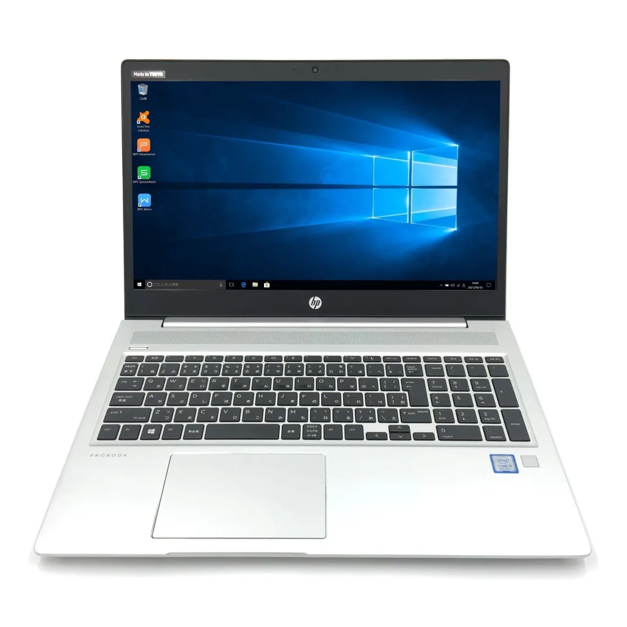 【薄型】【テレワークに最適】 HP ProBook 450 G6 第8世代 Core i5 8265U/1.60GHz 32GB 新品SSD2TB M.2 Windows10 64bit WPSOffice 15.6インチ HD カメラ テンキー 無線LAN ノートパソコン PC 【中古】