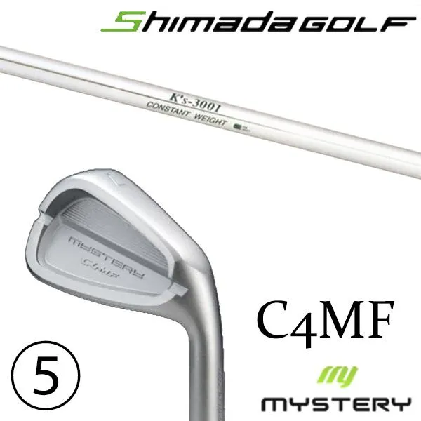 6-PW 5本セット / カスタムクラブ 正規販売店 ミステリーゴルフ C4MF アイアン / ケーズ3001 アイアン 島田ゴルフ製作所 / 5営業日以内の発送