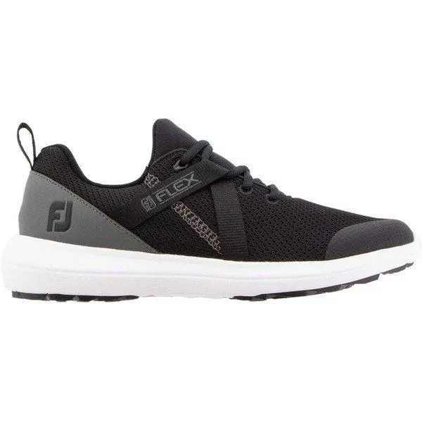 【\u0026即日出荷】 フットジョイ レディース スニーカー シューズ FootJoy Women Flex Golf Shoes Black/Charcoal -