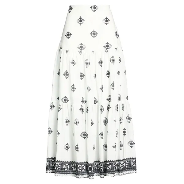 【送料無料】 イル テ デッレ 5 レディース スカート ボトムス Maxi skirts White