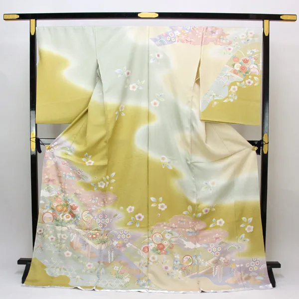 十日町 「はぶき」 フォーマル 金彩・金駒 花意匠 訪問着 [商品番号hm1993]【あすかや】
