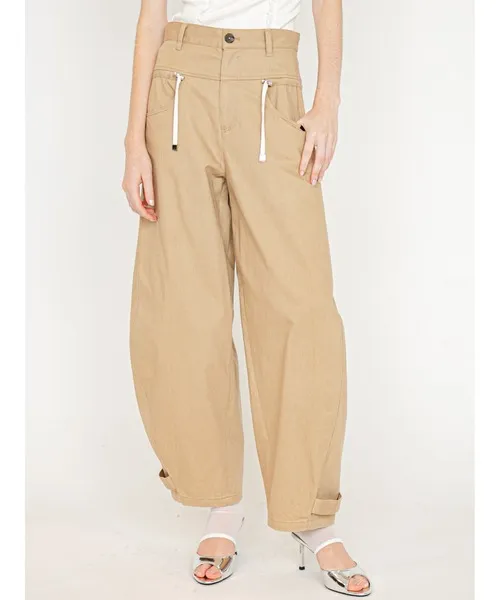 ワイドパンツ パンツ 2Way Barrel Leg Pants/2WAY バレルレッグパンツ レディース