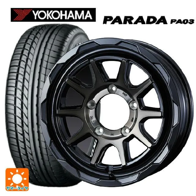 送料無料 サマータイヤホイールセット 215/65R16 109/107S ヨコハマ パラダ PA03 ホワイトレター ウェッズ マッドヴァンス06