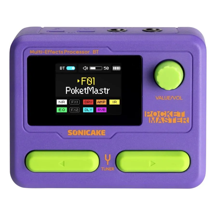 (在庫有り・即納可能) Sonicake / Pocket Master PP パープル ポケットマスター マルチエフェクター ソニケーキ (国内正規品)