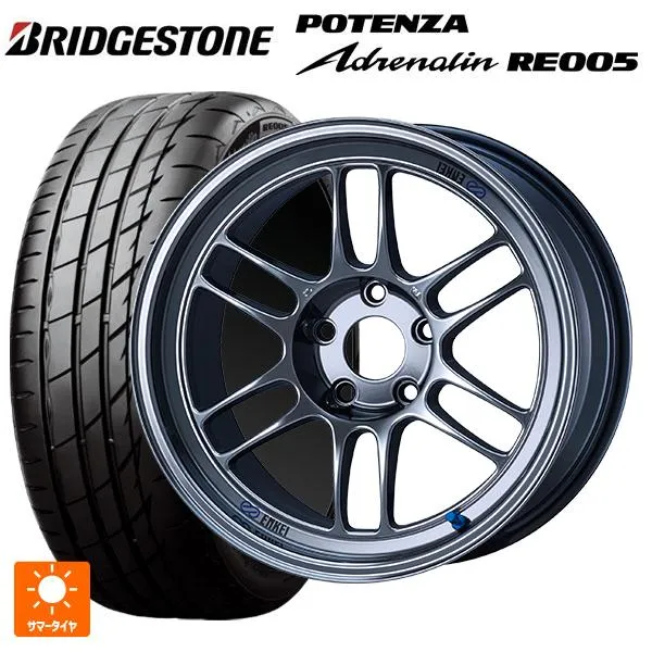 送料無料 サマータイヤホイールセット 235/45R17 97Y XL ブリヂストン ポテンザ アドレナリン RE005 正規品 エンケイ レーシング