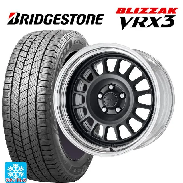 送料無料 スタッドレスタイヤホイールセット 2025年製 215/45R18 89Q ブリヂストン ブリザック VRX3 正規品 # ワーク シーカー