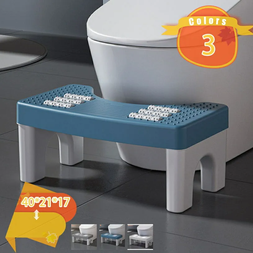 トイレ踏み台 補助踏み台 踏み台 ステップ 高さ17cm 足置き台 補助便座 洋式トイレ用 多機能 快適なオットマン トイレスツール 足のマッサージ 場所取らない 収納便利 トイレトレーニング キッチン トイレなどに適用 簡易 家具 fascimo