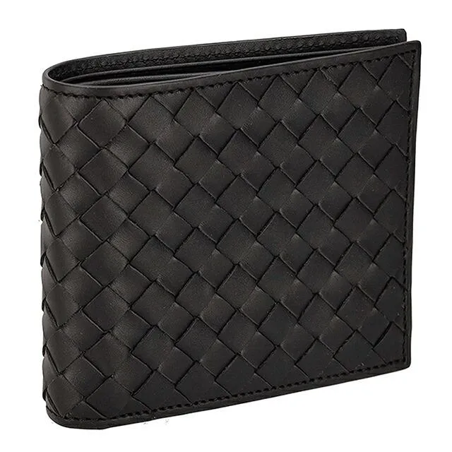 ボッテガ・ヴェネタ 二つ折り財布 二折財布 メンズ ブランド BOTTEGA VENETA 113993-V47W1 2006 ダークブラウン