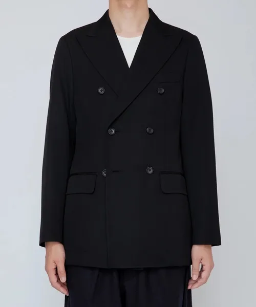 ジャケット テーラードジャケット 「RAINMAKER/レインメーカー」MELANGE TWILL DOUBLE BREASTED JACKET