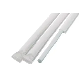 【納期未定】【2026年2月以前からのリピーター様限定】フレックスストロー 6mm×21cm 紙包装 白色 500本入×20箱(輸入品)【メーカー直送・代引き不可・時間指定不可・沖縄、離島不可】