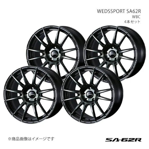 WEDSSPORT SA62R ウェッズスポーツ エスエーロクニーアール ホイール 4本セット 0041765×4 【17×7.5J 5-100 INSET48 WBC】
