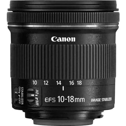 【中古】Canon EF-S 10-18mm f/4.5-5.6 IS STMレンズ