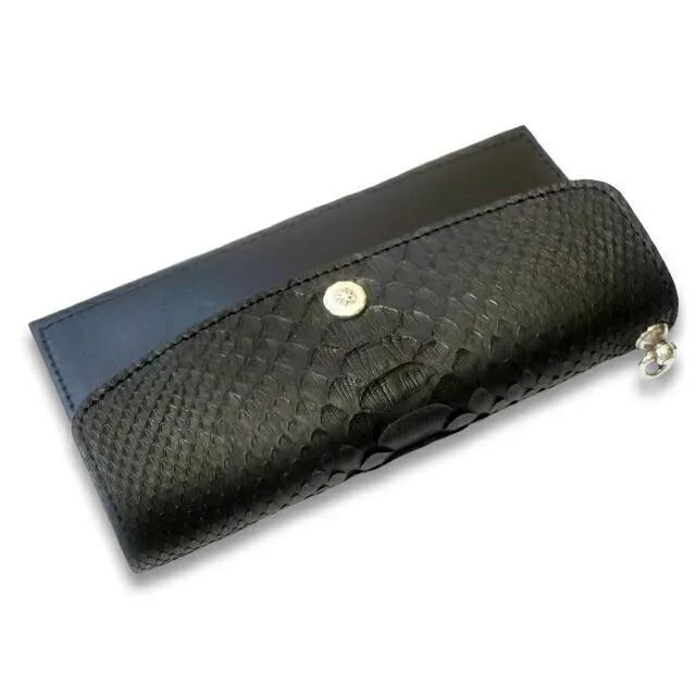 【HWZN BROSS/ハウゼンブロス】「Diamond Python Long Concho Wallet/ダイアモンドパイソンロングコンチョウォレット」(アメカジ/ハーレー/財布/ウルフパック)