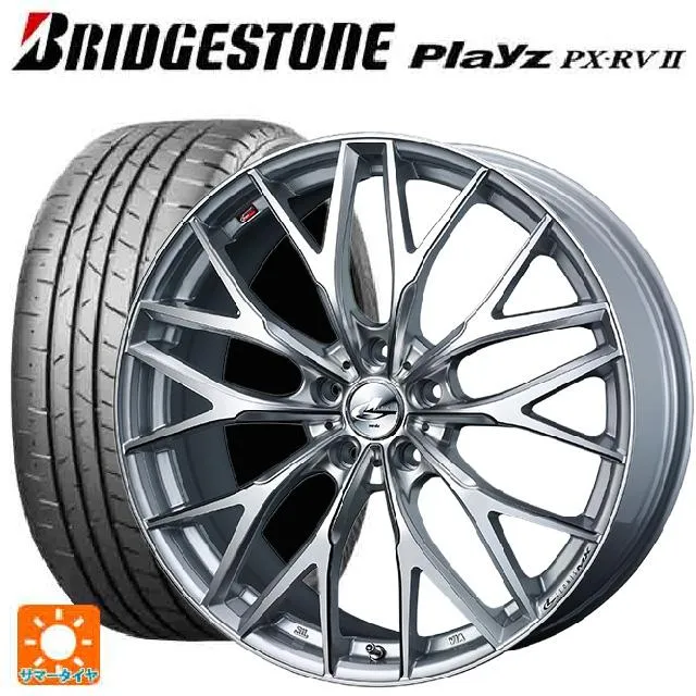 トヨタ アルファード(30系)用 235/50R18 101V XL ブリヂストン プレイズ PX-RV2 正規品 レオニス MX