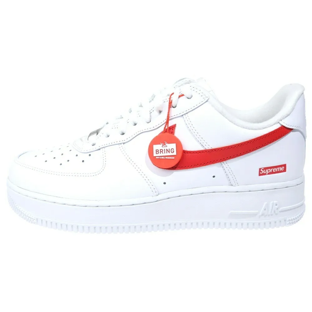 SUPREME(シュプリーム) サイズ:27.0cm ×NIKE AIR FORCE 1 LOW CHINA EXCLUSIVE ナイキ エアフォース1 ロー チャイナ エクスクルーシブ ローカットスニーカー ホワイト/レッド US9/27cm CU9225-101【新古品/中古】【程度S】【カラーホワイト】【取扱店舗BRING KICKS】