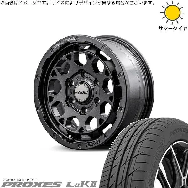 NBOX スペーシア タント デリカミニ 165/55R15 ホイールセット | プロクセス LuK2 \u0026 チームデイトナ M9+ スペックM 15インチ 4穴100