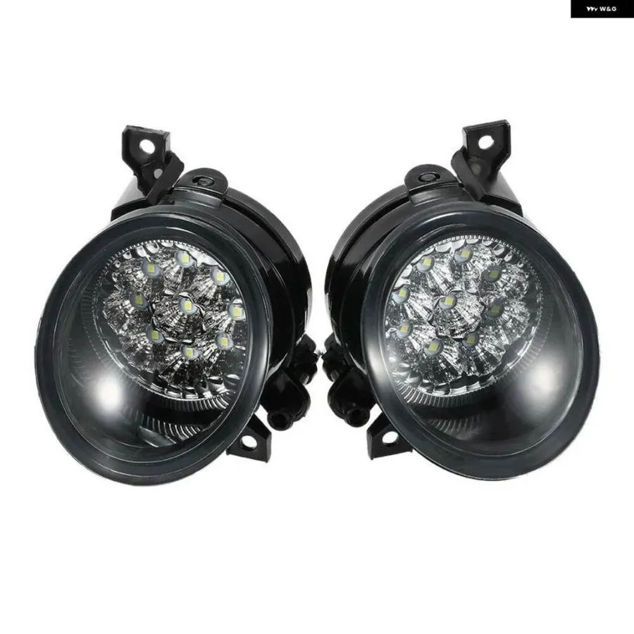 並行輸入品 2個 車用フロント LED バンパー ドライビング フォグランプ VW ゴルフ ジェッタ GTI MK5 2005-2009 ランプ 1KD941699