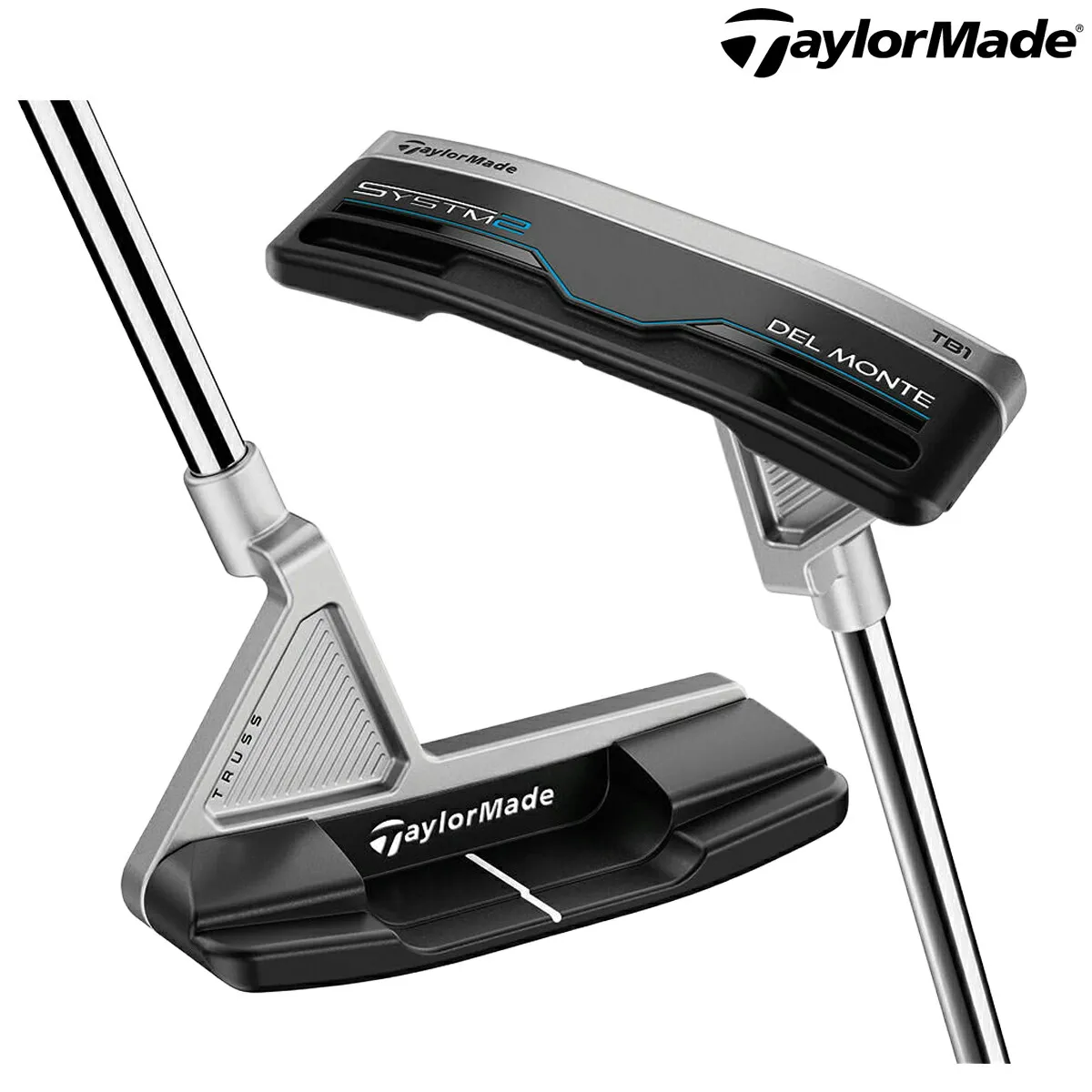 テーラーメイド メンズ システム 2 SYSTM2 DEL MONTE デル モンテ TB1 トラスヒール パター KBS STEPPED CHROME スチールシャフト LAMKIN DEEP ETCHED SMOOTH BK/BL グリップ【26SS】