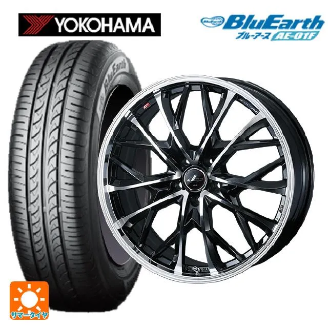スズキ スイフト(ZC/ZD 13/43/53/83系)用 185/55R16 83V ヨコハマ ブルーアース AE01F レオニス MV