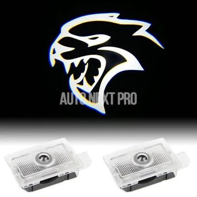 【並行輸入品】LEDドアランプパドル dodgeチャージャー 2006-2019 Hellcat ロゴ ゴーストシャドウライト