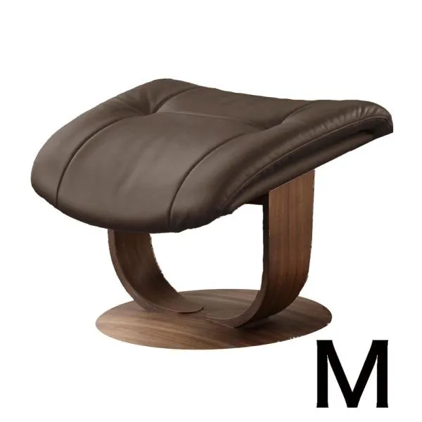 【カリモク】オットマン ブルックス（Mサイズ）R11406 プ ルーク ウォールナット/ダークブラウン (配送員設置)