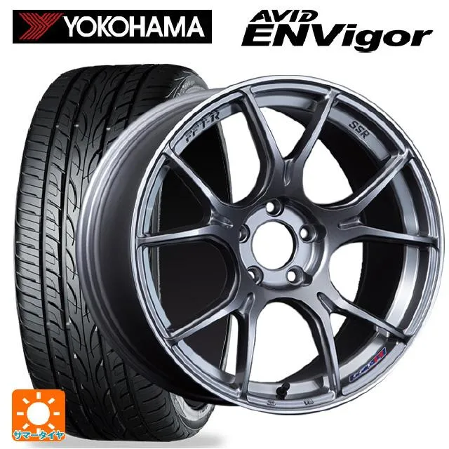 送料無料 サマータイヤホイールセット 225/45R18 95W ヨコハマ エービット エンビガー S321 タナベ SSR GT X02 18-7.