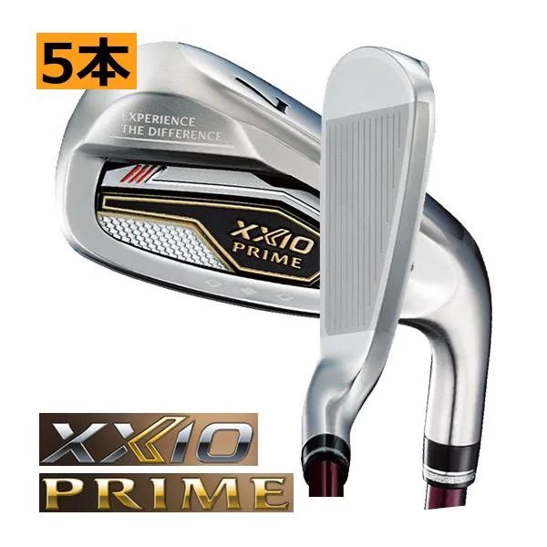 ゼクシオ プライム アイアン 5本(7番〜P・S/6番〜P)セット SP1300カーボン 25年モデル ハドラス