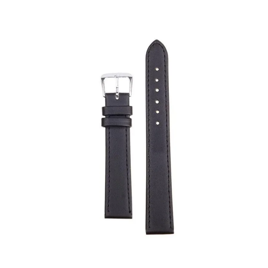 KBUYS 腕時計ベルト 本革 交換ストラップ 幅16mm ピンバックル ステンレス メンズ レディース
