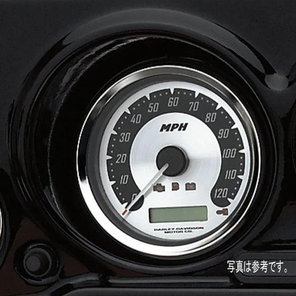 67519-08 ハーレー純正 スパンアルミ 4インチスピードメーター km/h 04年-13年 SP店