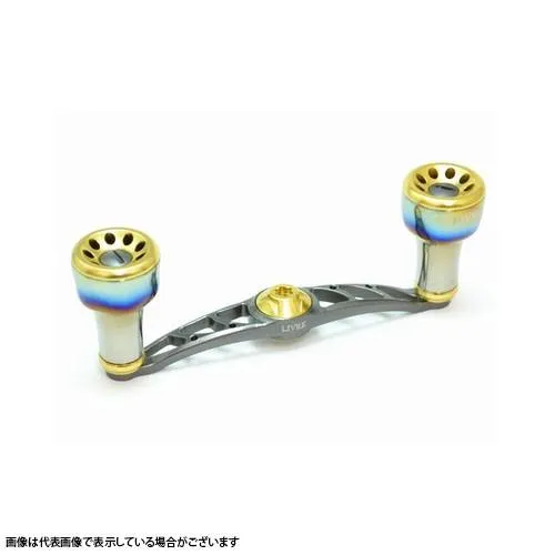 メガテック リブレ LIVRE FullComp CRANK 100(クランク) シマノ 右巻用 (ガンメタP+ゴールドG) 製品番号 FRSK100-A3-GMG