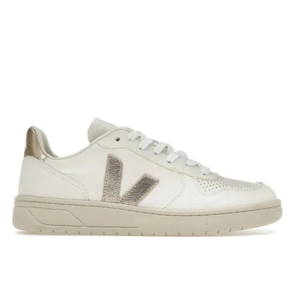 Veja ヴェジャ メンズ - スニーカー Veja V-10 Chromefree Leather White Platine 【EU_44(29.0cm) 】