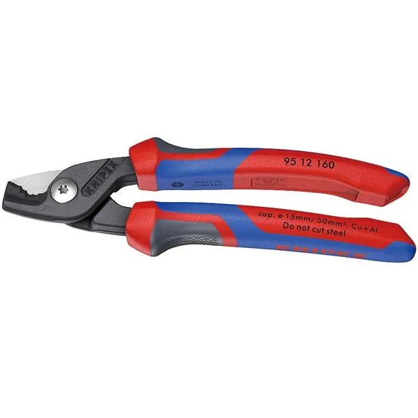 KNIPEX クニペックス ケーブルカッター ステップカット コンフォート 全長160mm パック入 9512-160SB 工事 DIY 工具 カッター