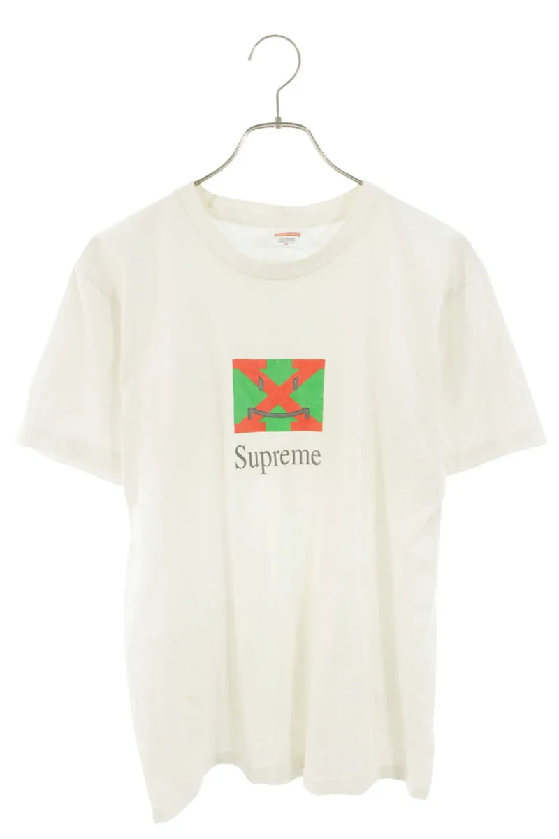 シュプリーム SUPREME サイズ:M  X Tee フロントプリントTシャツ(ホワイト)【024062】【OM10】【メンズ】【中古】bb410#rinkan*B